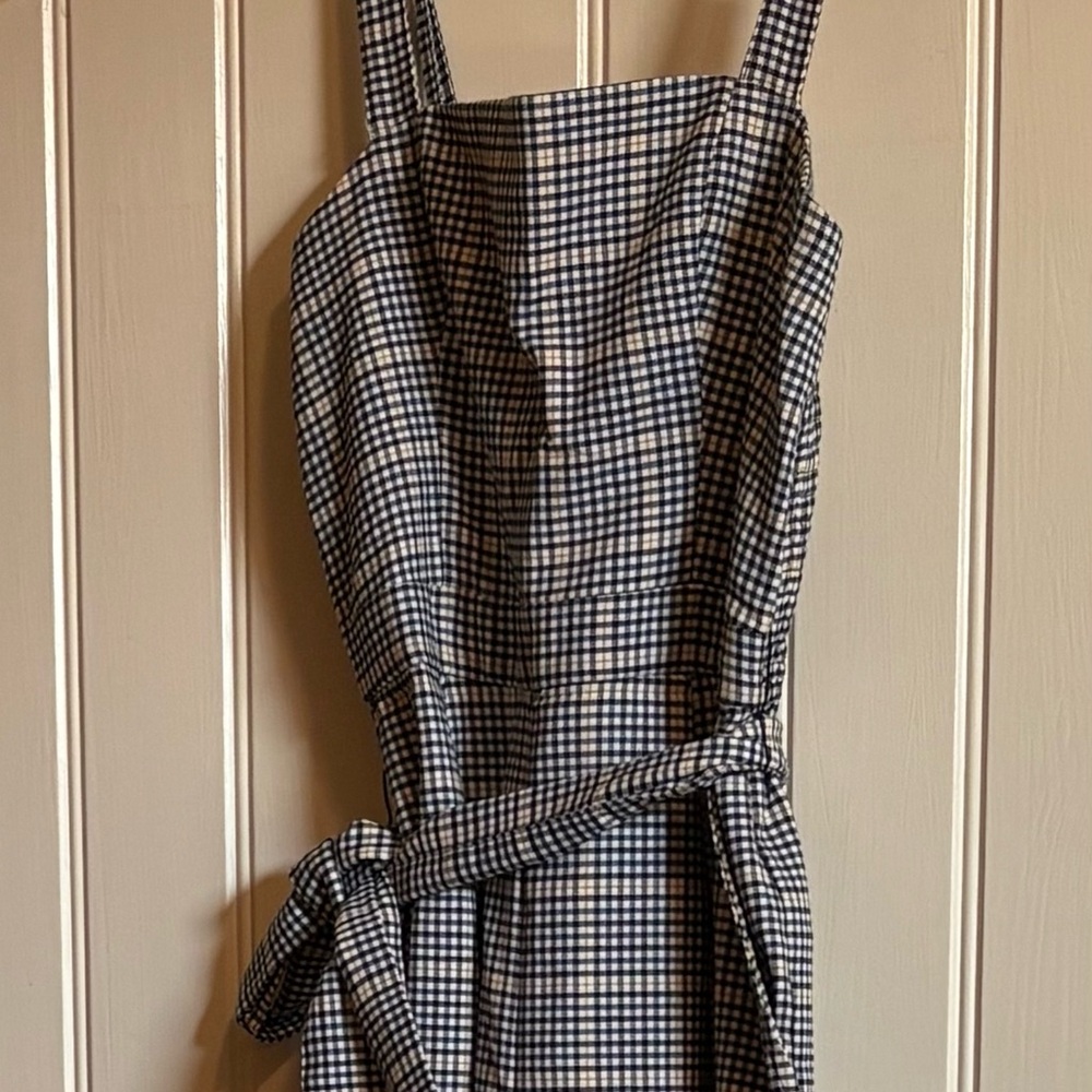 Abercrombie Stylish Black and White Checkered jumpsuit